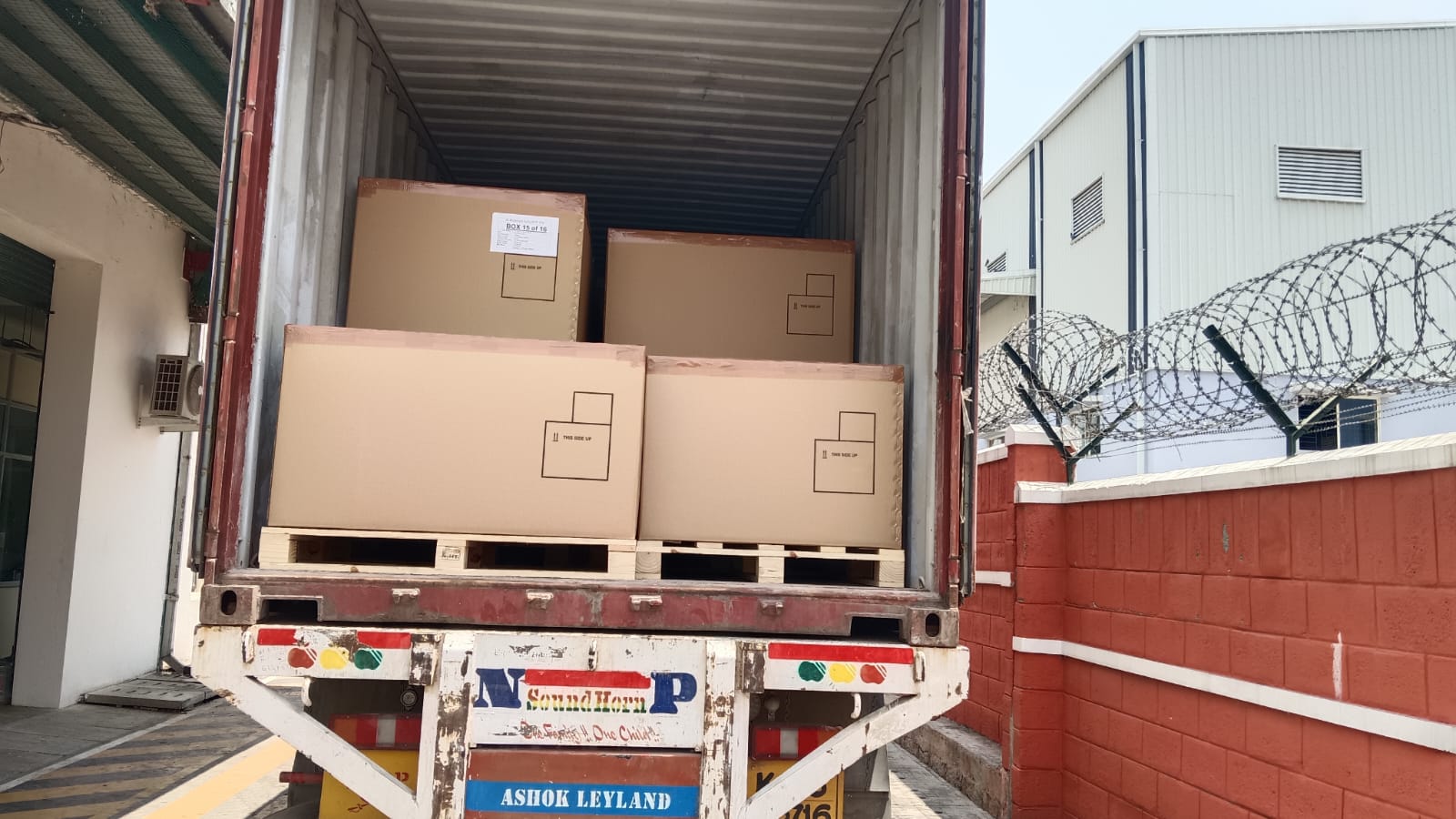 Export packing and delivery